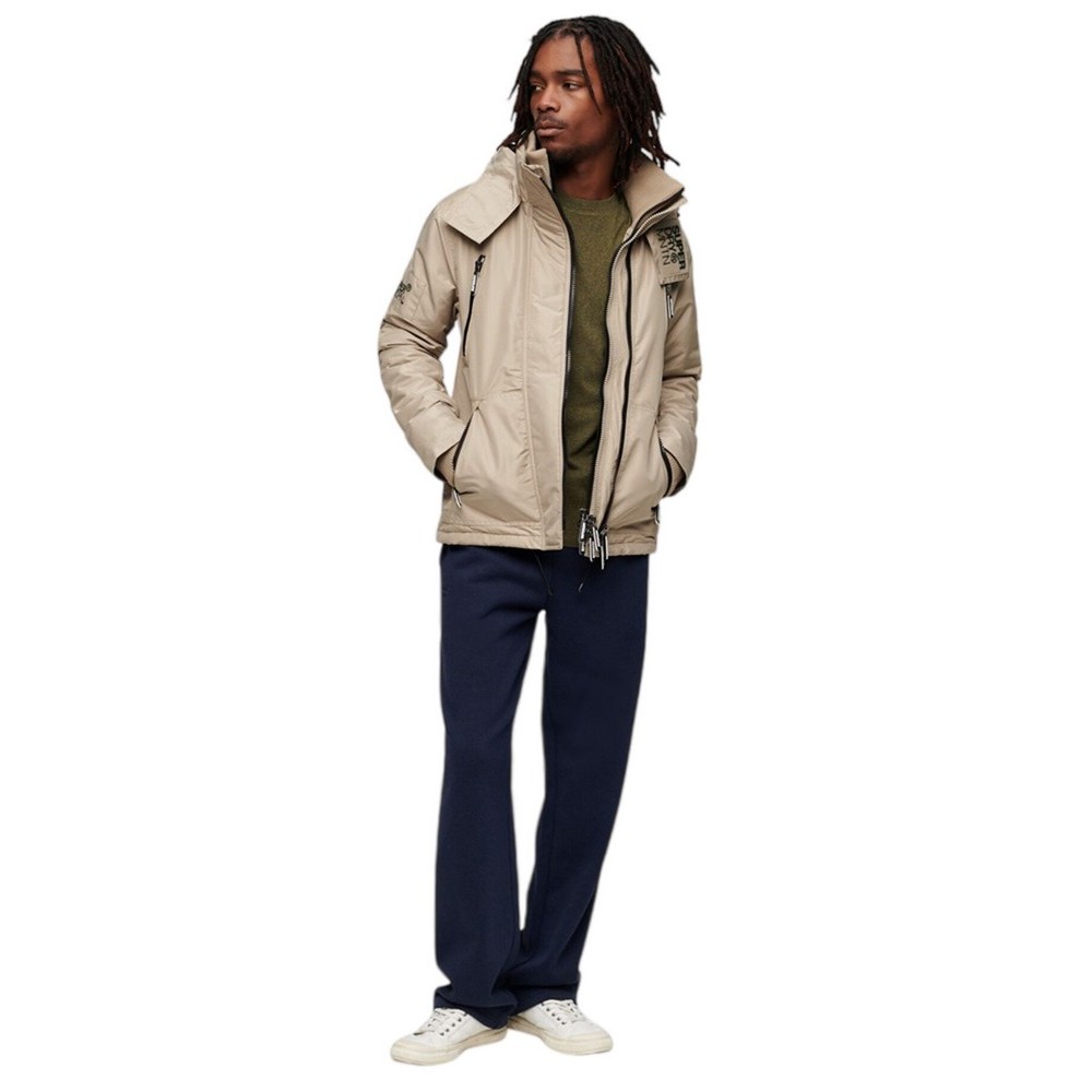 SUPERDRY D5 SDCD MOUNTAIN WINDCHEATER ΜΠΟΥΦΑΝ ΑΝΔΡΙΚΟ BEIGE