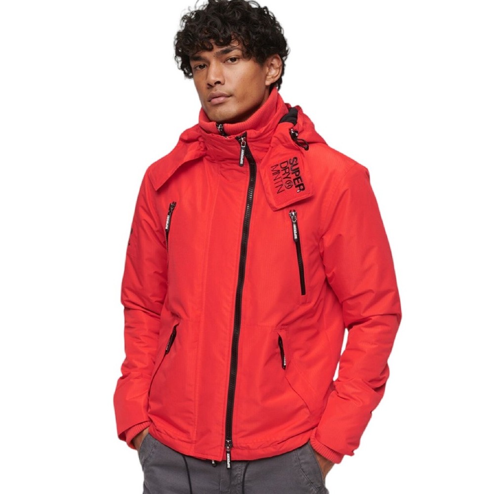SUPERDRY D5 SDCD MOUNTAIN WINDCHEATER ΜΠΟΥΦΑΝ ΑΝΔΡΙΚΟ ORANGE