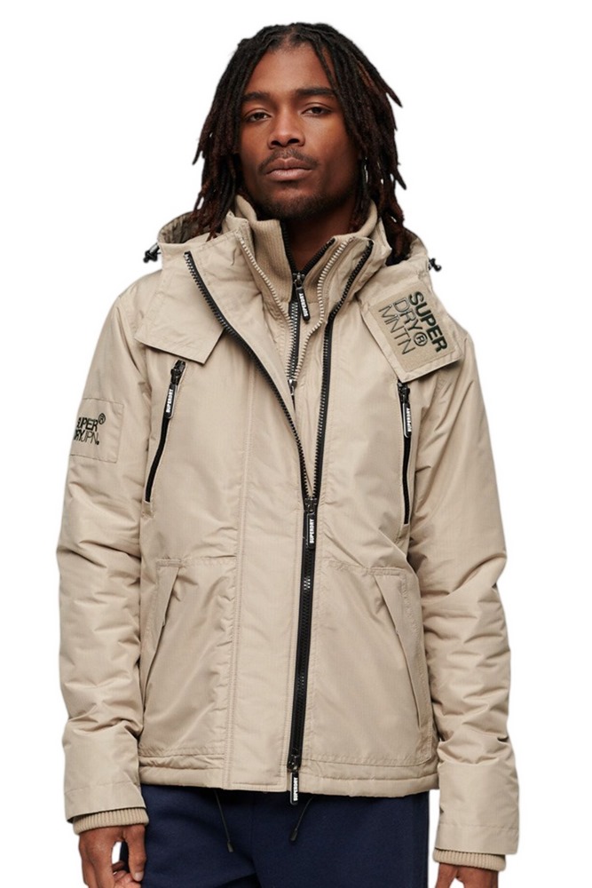 SUPERDRY D5 SDCD MOUNTAIN WINDCHEATER ΜΠΟΥΦΑΝ ΑΝΔΡΙΚΟ BEIGE