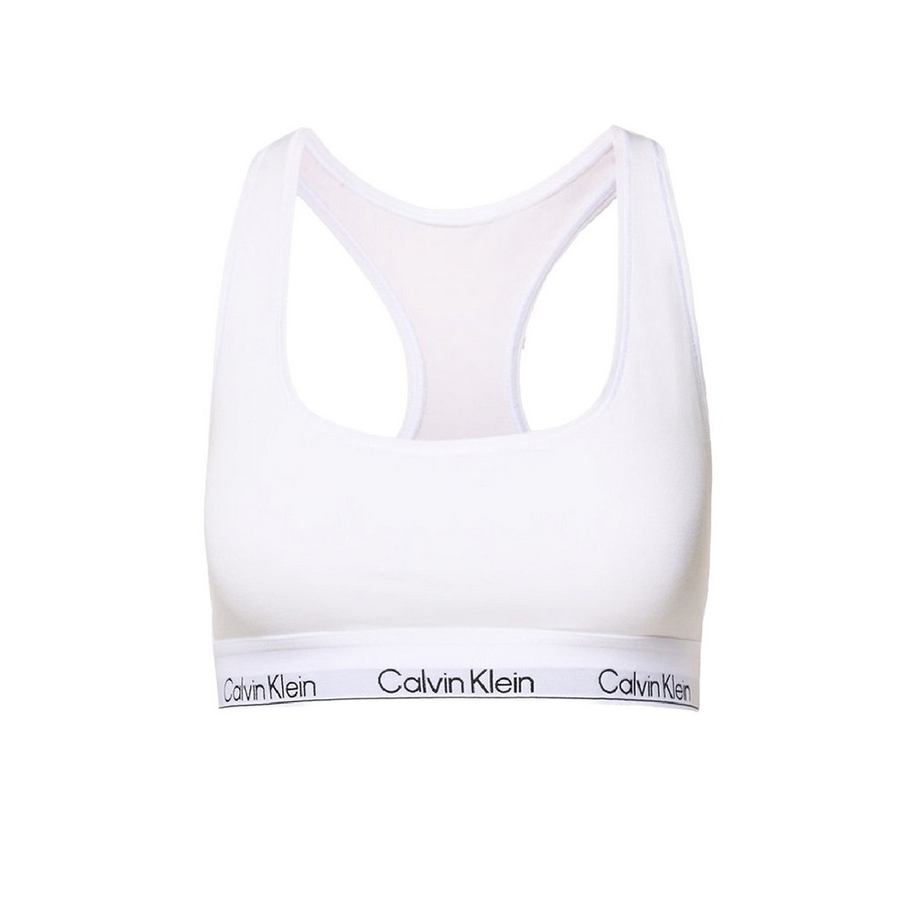 CALVIN KLEIN UNLINED BRALETTE ΕΣΩΡΟΥΧΟ ΓΥΝΑΙΚΕΙΟ WHITE