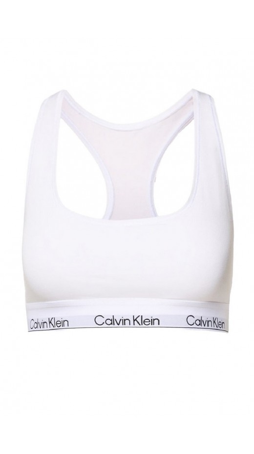 CALVIN KLEIN UNLINED BRALETTE ΕΣΩΡΟΥΧΟ ΓΥΝΑΙΚΕΙΟ WHITE