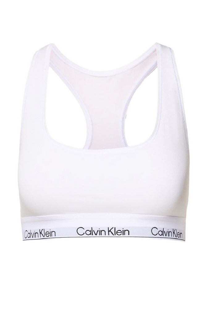 CALVIN KLEIN UNLINED BRALETTE ΕΣΩΡΟΥΧΟ ΓΥΝΑΙΚΕΙΟ WHITE