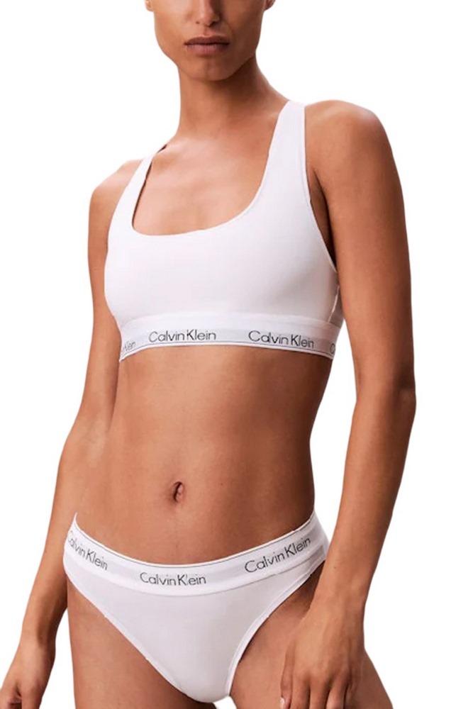 CALVIN KLEIN UNLINED BRALETTE ΕΣΩΡΟΥΧΟ ΓΥΝΑΙΚΕΙΟ WHITE