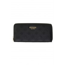 GUESS ELLA LOGO SLG LRG ZIP AROUND ΠΟΡΤΟΦΟΛΙ ΓΥΝΑΙΚΕΙΟ BLACK