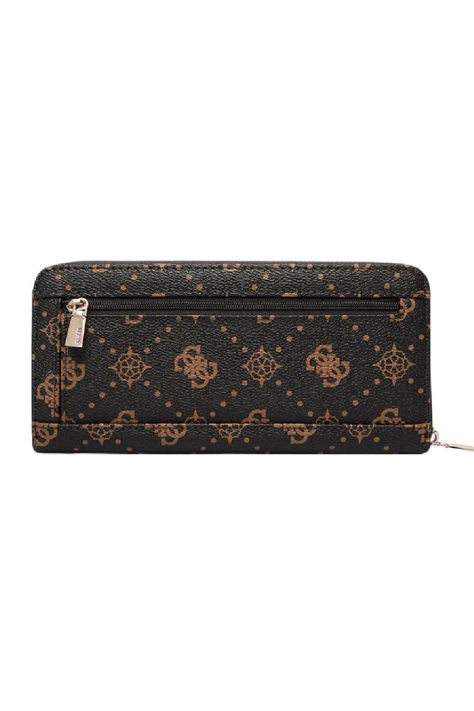 GUESS EMELIE LOGO SLG LRG ZIP AROUND ΠΟΡΤΟΦΟΛΙ ΓΥΝΑΙΚΕΙΟ COFFEE