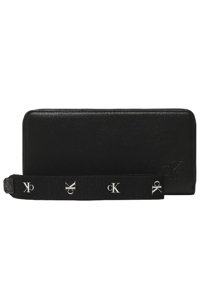 CALVIN KLEIN ULTRALIGHT ZIP AROUND W/WRISTLET  ΠΟΡΤΟΦΟΛΙ ΓΥΝΑΙΚΕΙΟ BLACK