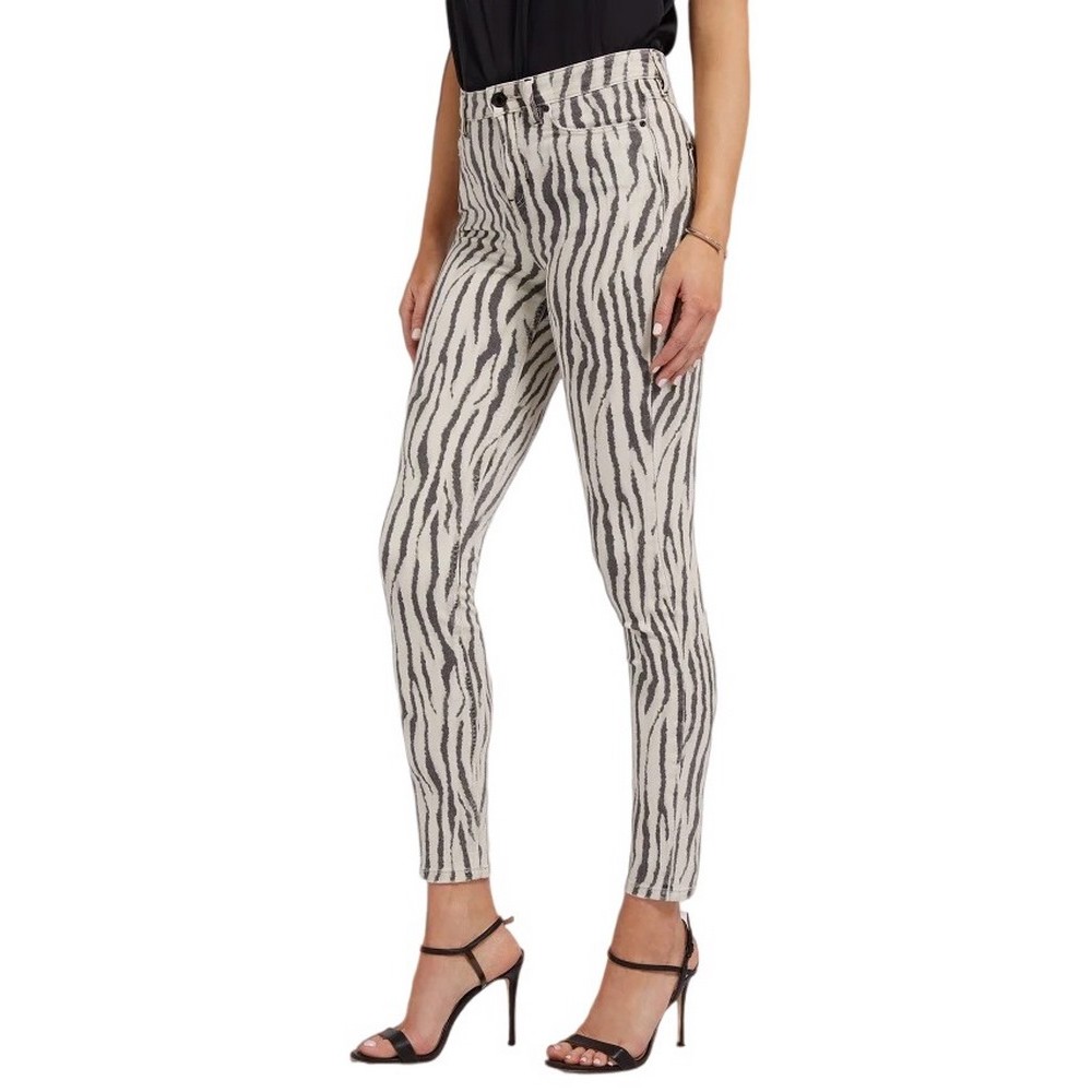 GUESS1981 SKINNY ΠΑΝΤΕΛΟΝΙ ΓΥΝΑΙΚΕΙΟ ZEBRA PRINT
