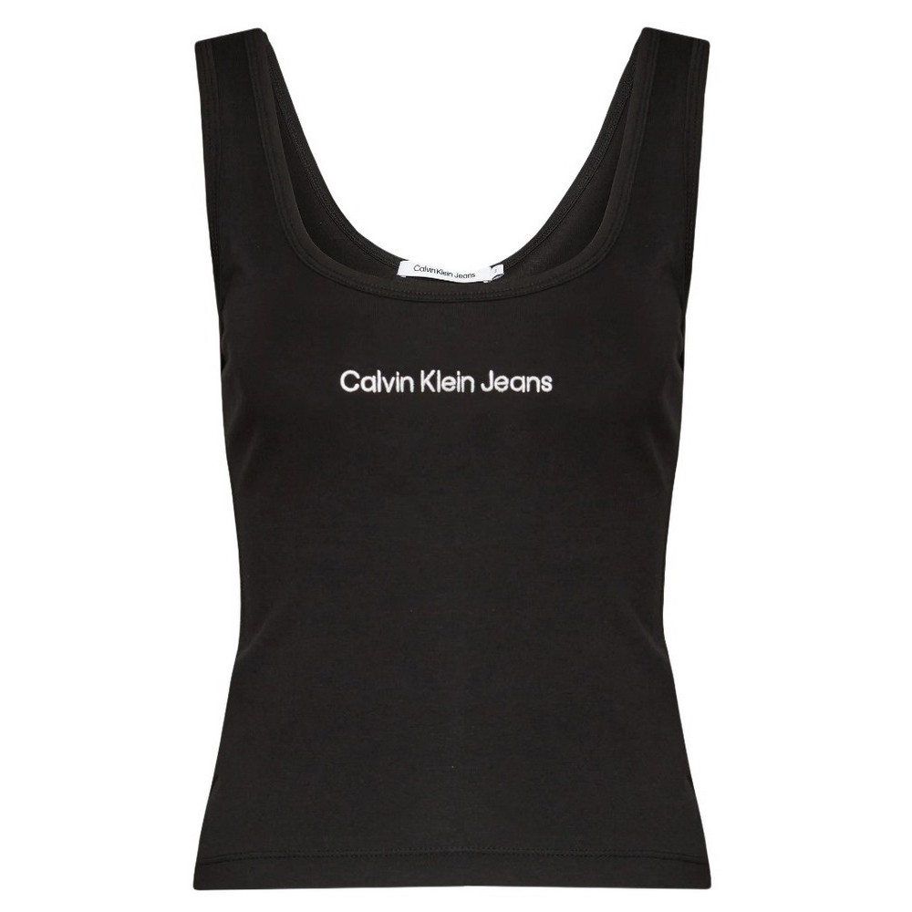 CALVIN KLEIN JEANS INSTITUTIONAL STRAPPY TOP ΤΟΠ ΓΥΝΑΙΚΕΙΟ BLACK