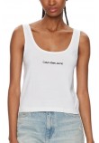 CALVIN KLEIN JEANS INSTITUTIONAL STRAPPY TOP ΤΟΠ ΓΥΝΑΙΚΕΙΟ BRIGHT WHITE