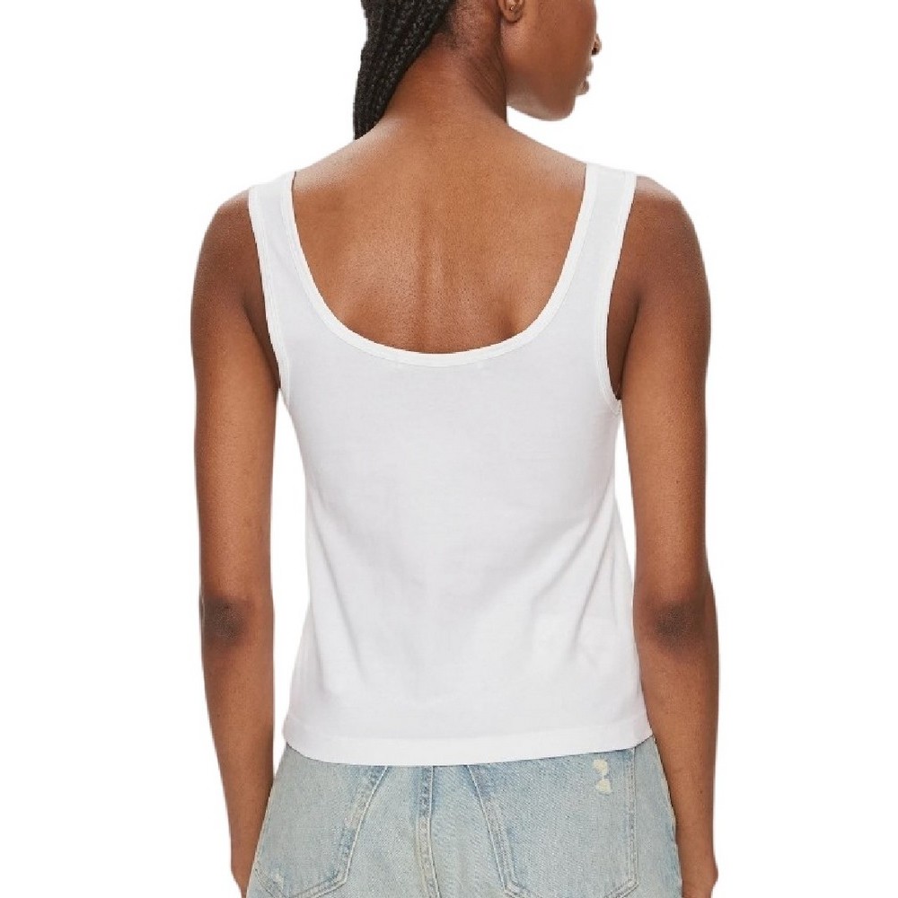 CALVIN KLEIN JEANS INSTITUTIONAL STRAPPY TOP ΤΟΠ ΓΥΝΑΙΚΕΙΟ BRIGHT WHITE