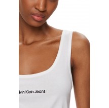 CALVIN KLEIN JEANS INSTITUTIONAL STRAPPY TOP ΤΟΠ ΓΥΝΑΙΚΕΙΟ BRIGHT WHITE