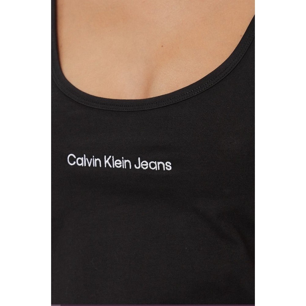 CALVIN KLEIN JEANS INSTITUTIONAL STRAPPY TOP ΤΟΠ ΓΥΝΑΙΚΕΙΟ BLACK