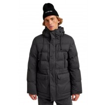 SUPERDRY MF HOODED PARKA ΜΠΟΥΦΑΝ ΑΝΔΡΙΚΟ BLACK