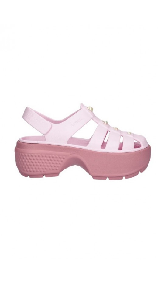 CROCS STOMP FISHERMAN PEARL SANDAL ΠΕΔΙΛΟ ΓΥΝΑΙΚΕΙΟ ROSE