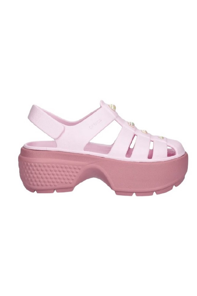 CROCS STOMP FISHERMAN PEARL SANDAL ΠΕΔΙΛΟ ΓΥΝΑΙΚΕΙΟ ROSE