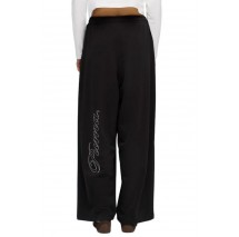 PUMA ESS GRAPHIC LEO LUXE BEDAZZLED SLOUCHY PANTS ΦΟΡΜΑ ΠΑΝΤΕΛΟΝΙ ΓΥΝΑΙΚΕΙΟ BLACK