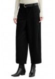 CALVIN KLEIN JEANS STRETCH COTTON TWILL BARREL LEG ΠΑΝΤΕΛΟΝΙ ΓΥΝΑΙΚΕΙΟ BLACK