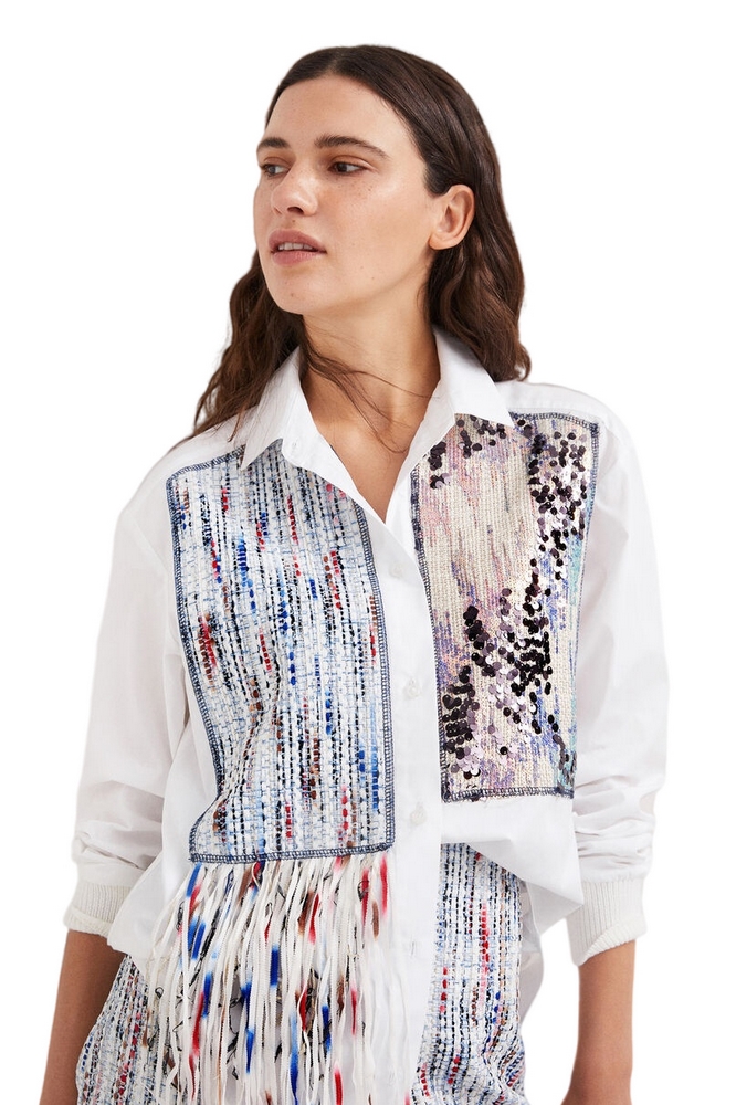 ΠΟΥΚΑΜΙΣΟ LINCOLN  ΓΥΝΑΙΚΕΙΟ DESIGUAL WHITE