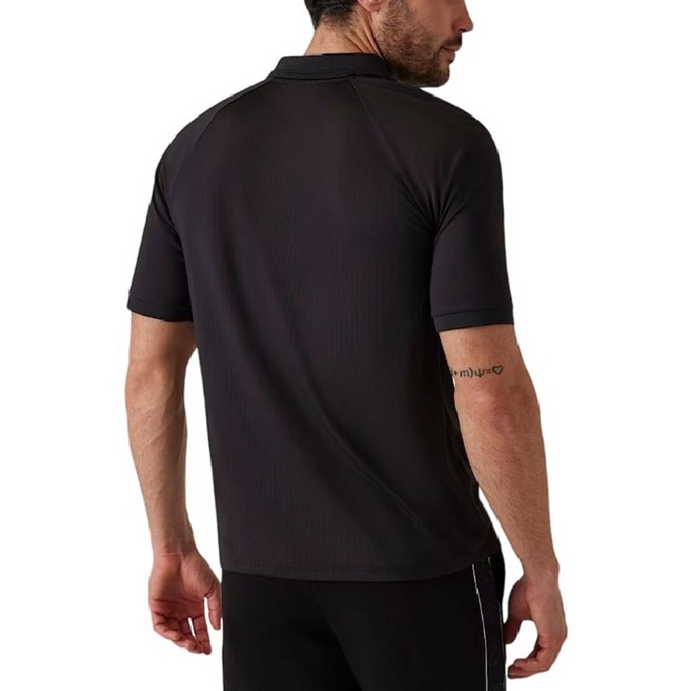 GUESS MOKI SS POLO ΜΠΛΟΥΖΑ ΑΝΔΡΙΚΗ BLACK