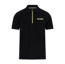 GUESS MOKI SS POLO ΜΠΛΟΥΖΑ ΑΝΔΡΙΚΗ BLACK