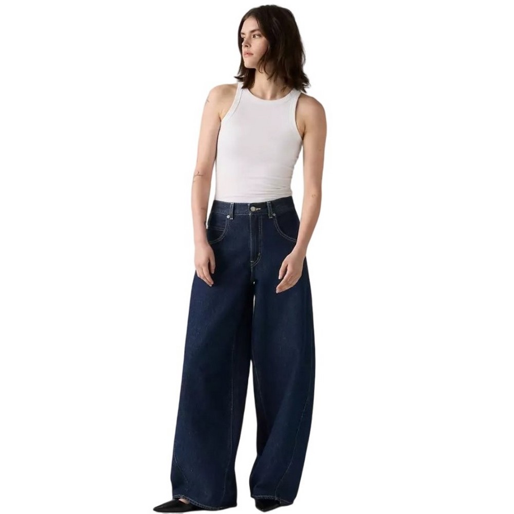 LEVIS® SUPER BAGGY BARREL JEANS ΠΑΝΤΕΛΟΝΙ ΓΥΝΑΙΚΕΙΟ DARK INDIGO