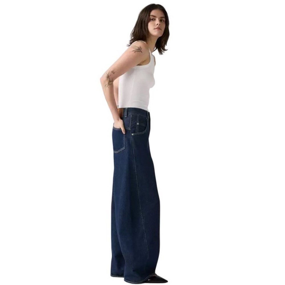 LEVIS® SUPER BAGGY BARREL JEANS ΠΑΝΤΕΛΟΝΙ ΓΥΝΑΙΚΕΙΟ DARK INDIGO