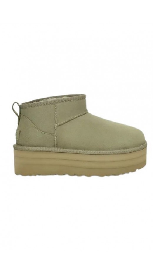 UGG CLASSIC ULTRA MINI PLATFORM 1135092 ΧΑΜΗΛΗ ΜΠΟΤΑ ΓΥΝΑΙΚΕΙΑ SHADED CLOVER