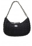 TOMMY JEANS ICONIC SHOULDER QUILTED ΤΣΑΝΤΑ ΓΥΝΑΙΚΕΙΑ BLACK