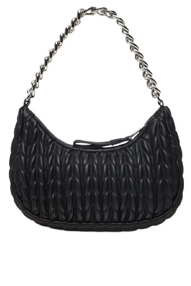 TOMMY JEANS ICONIC SHOULDER QUILTED ΤΣΑΝΤΑ ΓΥΝΑΙΚΕΙΑ BLACK