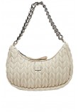 TOMMY JEANS ICONIC SHOULDER QUILTED ΤΣΑΝΤΑ ΓΥΝΑΙΚΕΙΑ OFF WHITE