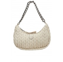 TOMMY JEANS ICONIC SHOULDER QUILTED ΤΣΑΝΤΑ ΓΥΝΑΙΚΕΙΑ OFF WHITE