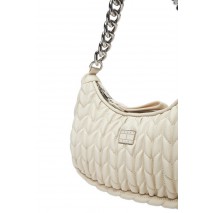 TOMMY JEANS ICONIC SHOULDER QUILTED ΤΣΑΝΤΑ ΓΥΝΑΙΚΕΙΑ OFF WHITE