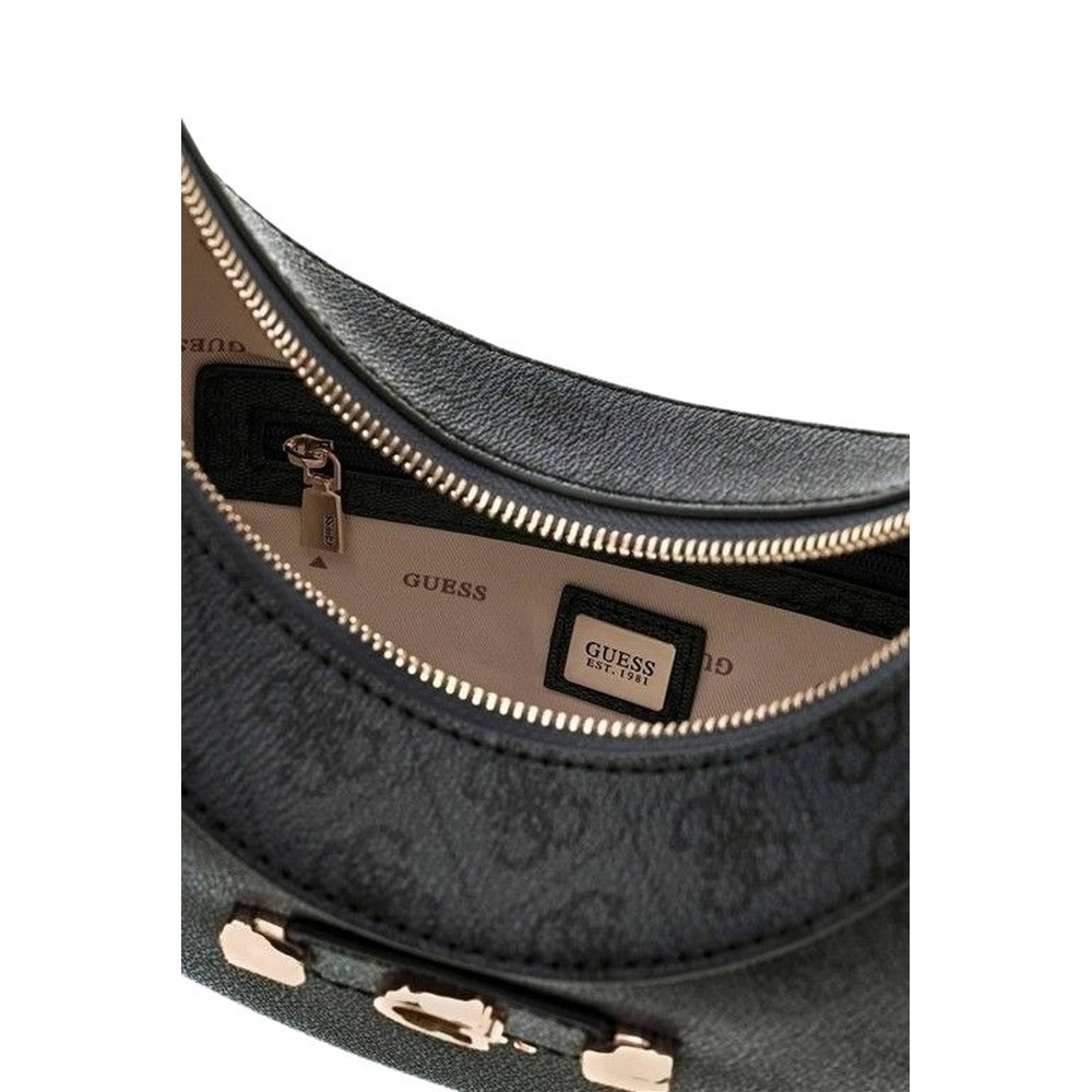 GUESS LINDSEY HOBO ΤΣΑΝΤΑ ΓΥΝΑΙΚΕΙΑ DARK GREY