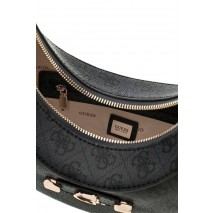 GUESS LINDSEY HOBO ΤΣΑΝΤΑ ΓΥΝΑΙΚΕΙΑ DARK GREY