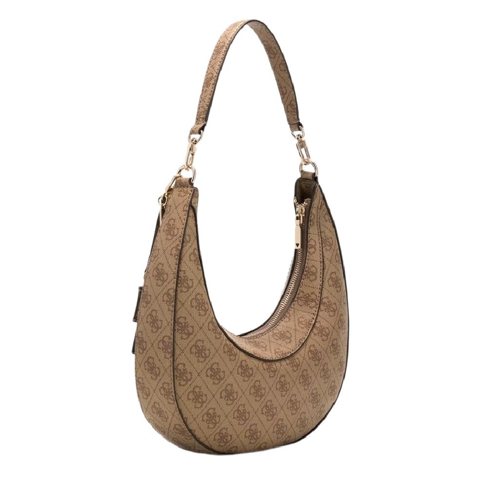 GUESS LINDSEY HOBO ΤΣΑΝΤΑ ΓΥΝΑΙΚΕΙΑ LATTE