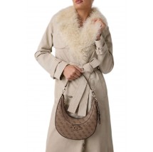 GUESS LINDSEY HOBO ΤΣΑΝΤΑ ΓΥΝΑΙΚΕΙΑ LATTE