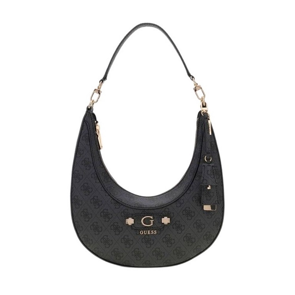 GUESS LINDSEY HOBO ΤΣΑΝΤΑ ΓΥΝΑΙΚΕΙΑ DARK GREY