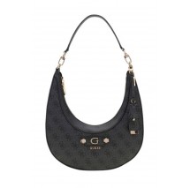 GUESS LINDSEY HOBO ΤΣΑΝΤΑ ΓΥΝΑΙΚΕΙΑ DARK GREY