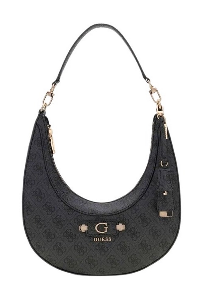 GUESS LINDSEY HOBO ΤΣΑΝΤΑ ΓΥΝΑΙΚΕΙΑ DARK GREY