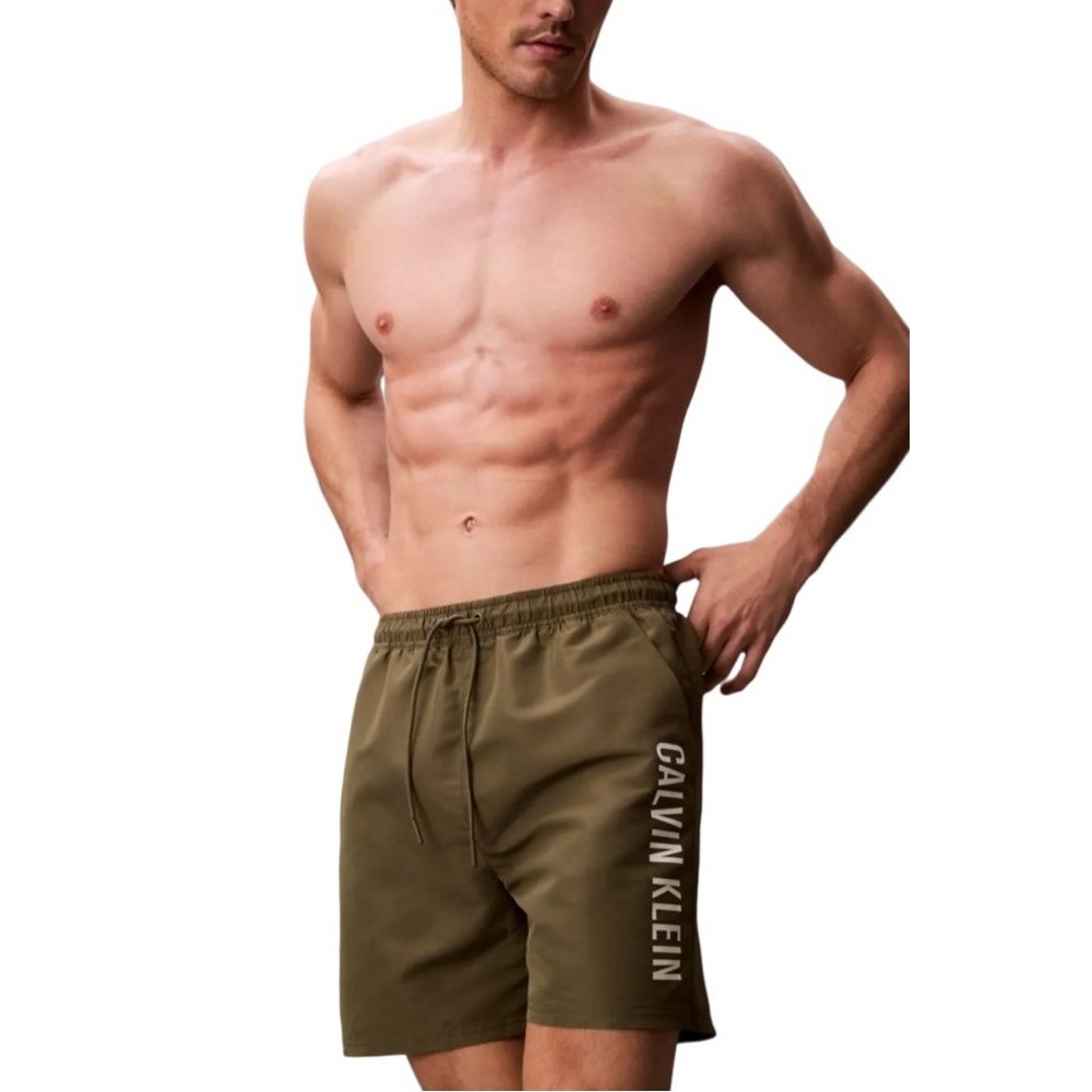 CALVIN KLEIN MEDIUM DRAWSTRING ΜΑΓΙΟ ΑΝΔΡΙΚΟ KHAKI