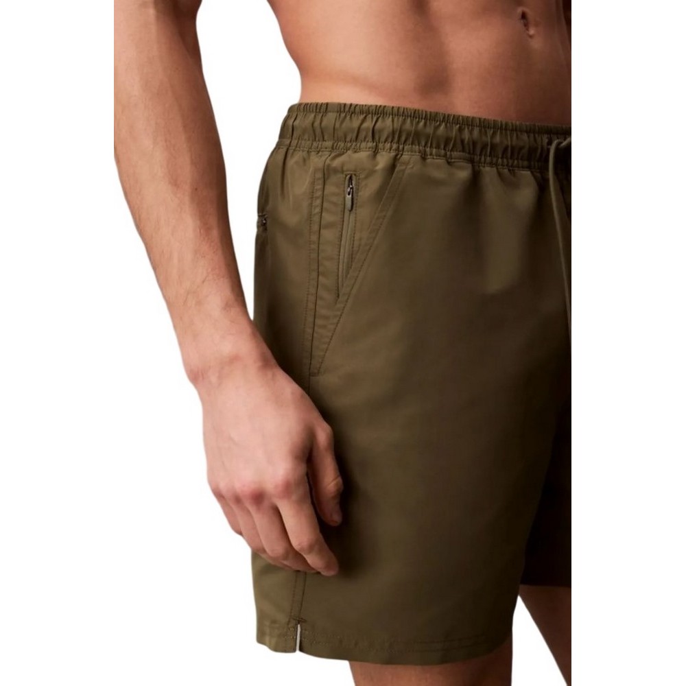 CALVIN KLEIN MEDIUM DRAWSTRING ΜΑΓΙΟ ΑΝΔΡΙΚΟ KHAKI
