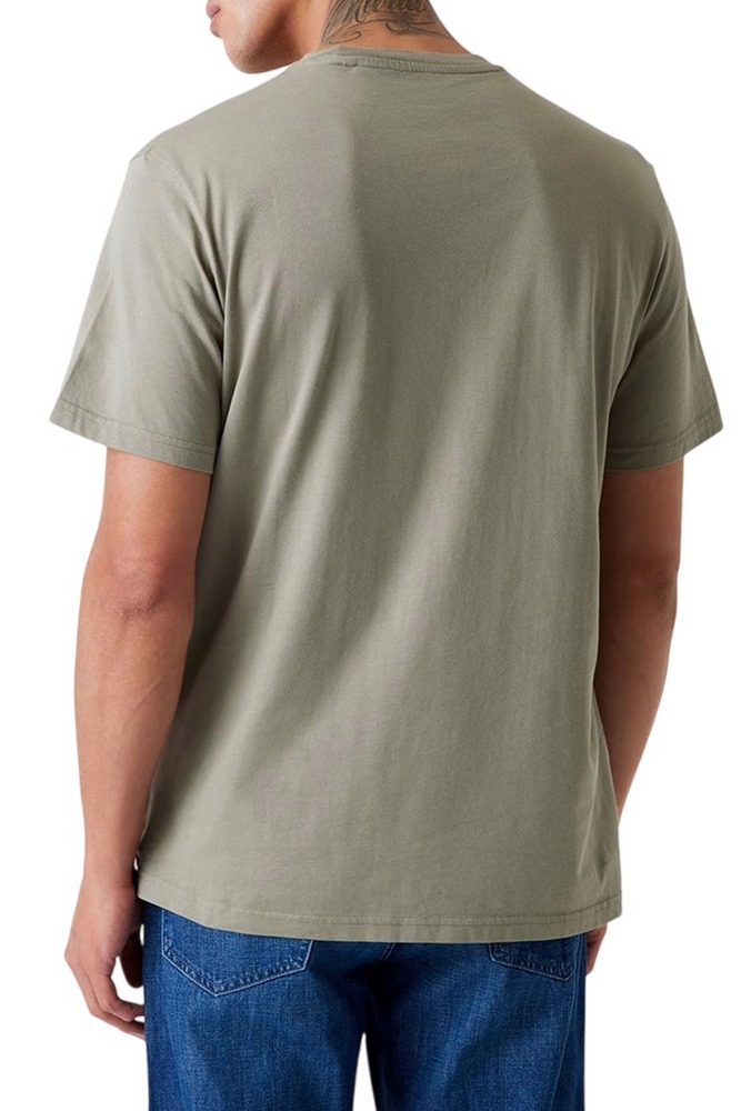 GUESS CN BOX LOGO TEE T-SHIRT ΜΠΛΟΥΖΑ ΑΝΔΡΙΚΗ KHAKI