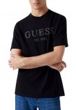 GUESS CN BOX LOGO TEE T-SHIRT ΜΠΛΟΥΖΑ ΑΝΔΡΙΚΗ BLACK