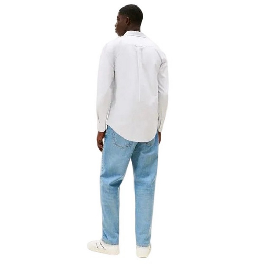 TOMMY JEANS SLIM STRIPE OXFORD SHIRT EXT ΠΟΥΚΑΜΙΣΟ ΑΝΔΡΙΚΟ CIEL