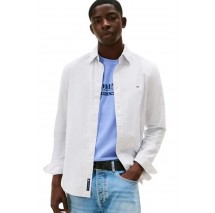 TOMMY JEANS SLIM STRIPE OXFORD SHIRT EXT ΠΟΥΚΑΜΙΣΟ ΑΝΔΡΙΚΟ CIEL