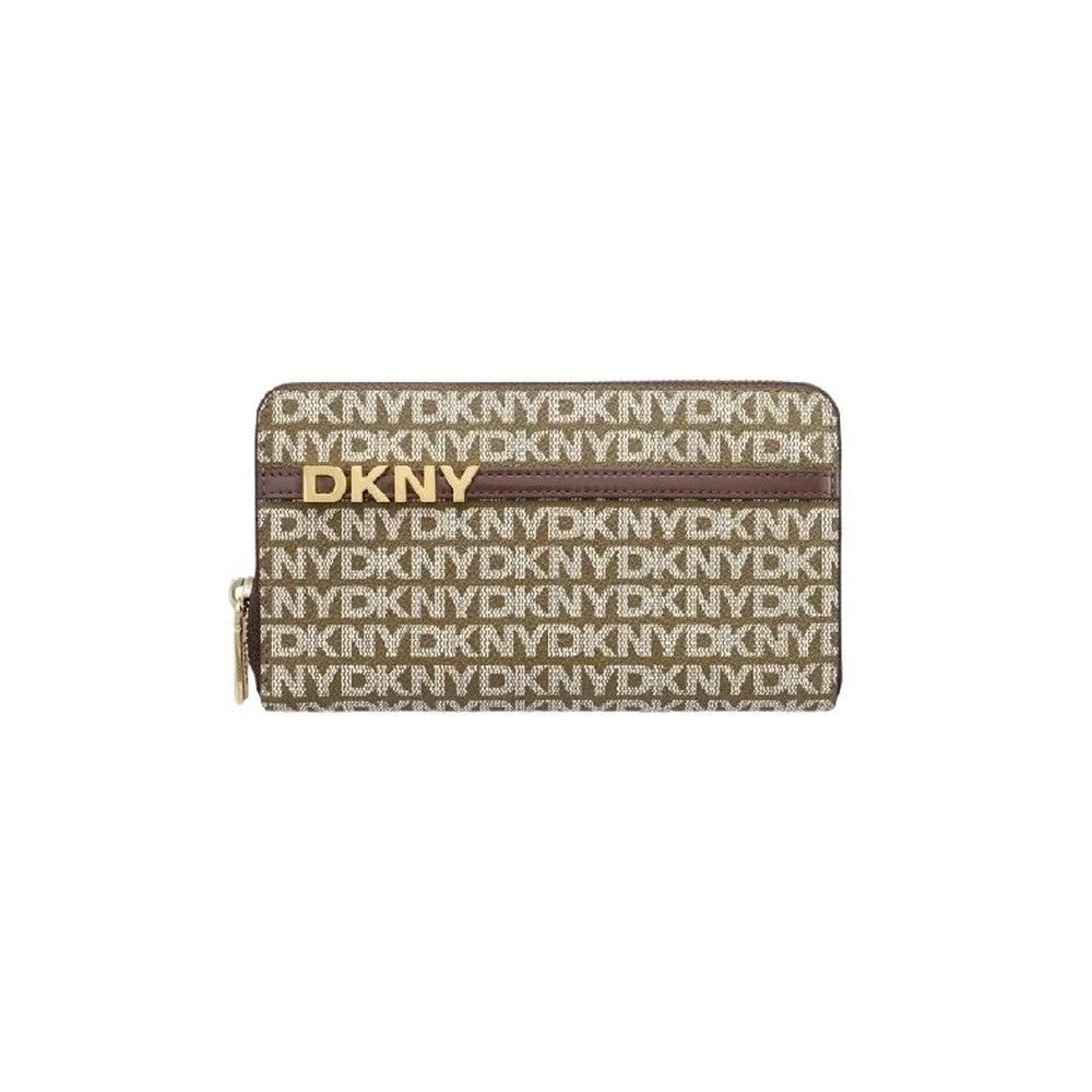DKNY AVRIL ZIP AROUND WAL ΠΟΡΤΟΦΟΛΙ ΓΥΝΑΙΚΕΙΟ BROWN