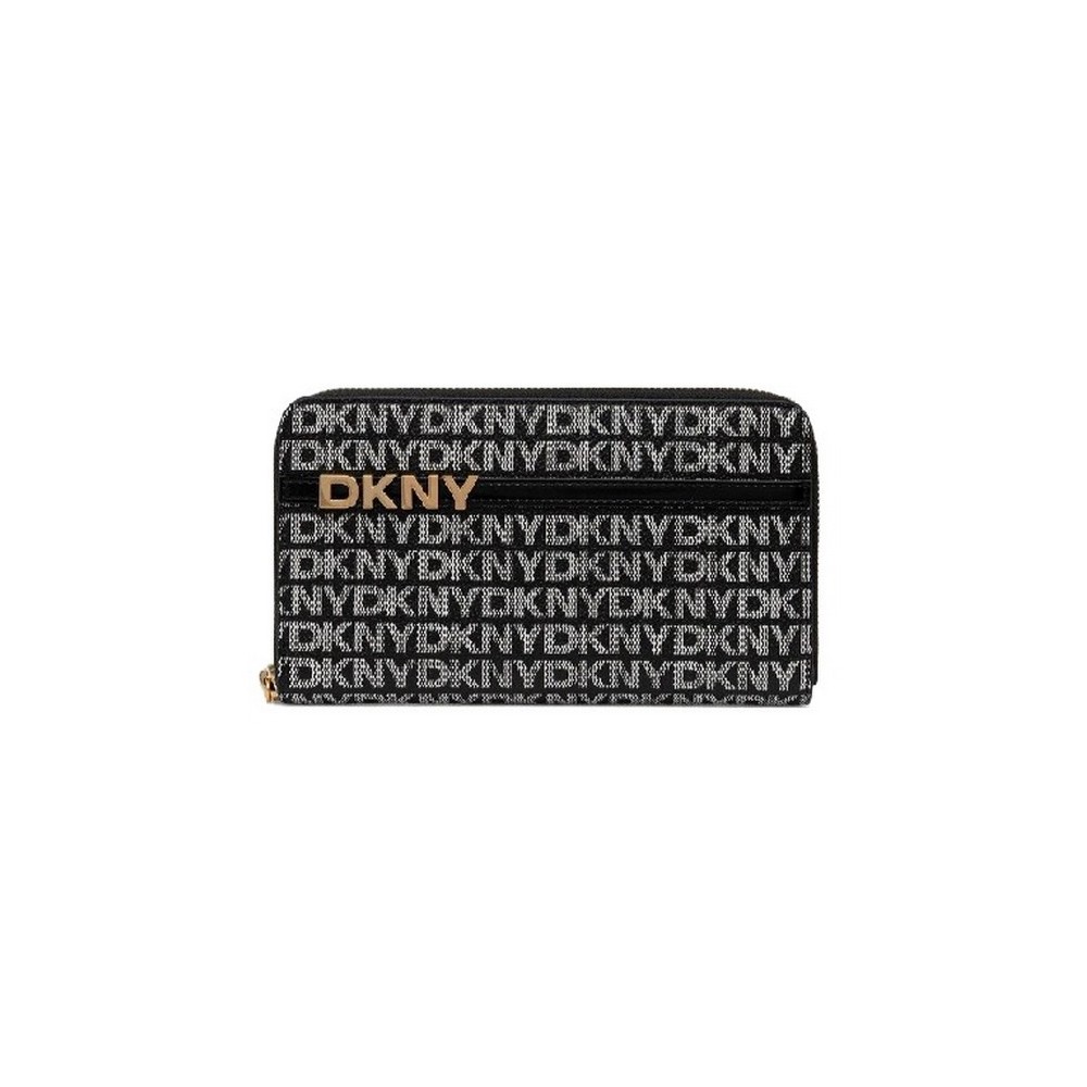 DKNY AVRIL ZIP AROUND WAL ΠΟΡΤΟΦΟΛΙ ΓΥΝΑΙΚΕΙΟ BLACK