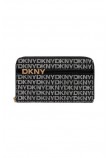 DKNY AVRIL ZIP AROUND WAL ΠΟΡΤΟΦΟΛΙ ΓΥΝΑΙΚΕΙΟ BLACK
