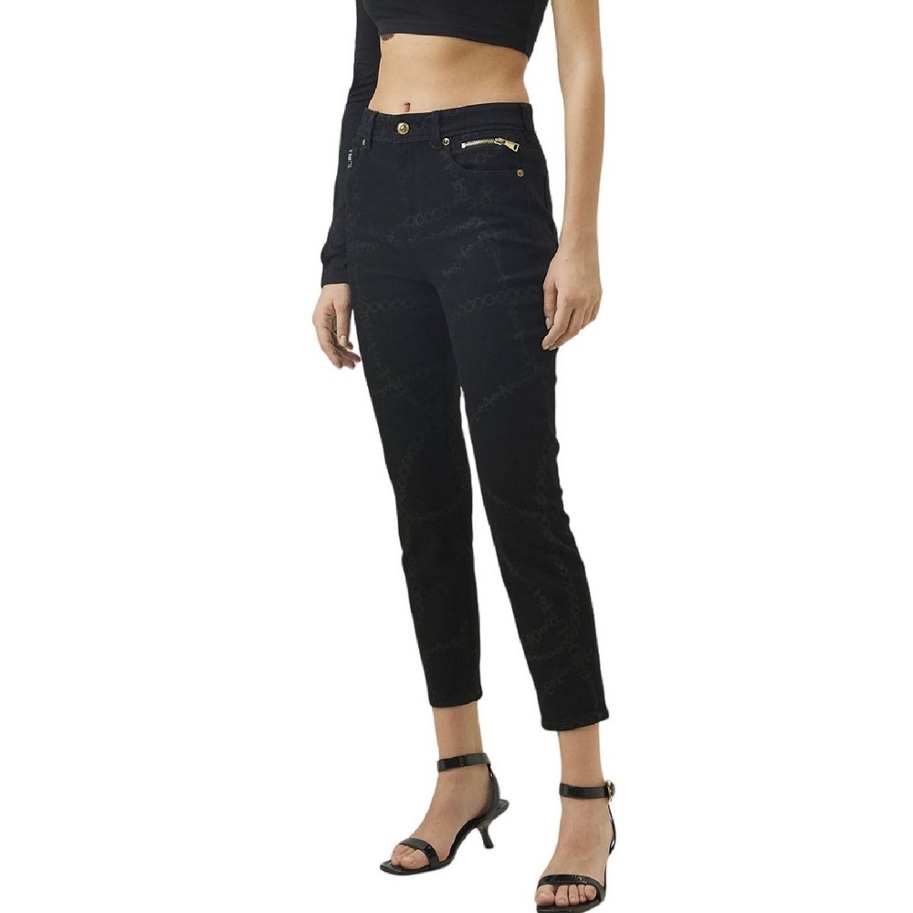 VERSACE JEANS COUTURE SKINNY CROP MARGOT ΠΑΝΤΕΛΟΝΙ ΓΥΝΑΙΚΕΙΟ BLACK