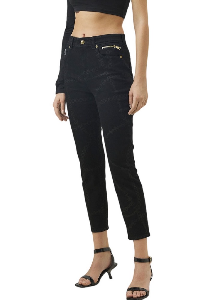 VERSACE JEANS COUTURE SKINNY CROP MARGOT ΠΑΝΤΕΛΟΝΙ ΓΥΝΑΙΚΕΙΟ BLACK